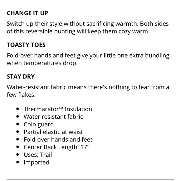 Reversible toddler snow outfit 12/18 months - Picture 8 of 8